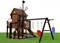 Детская площадка Markvel Мельница Marvill 2 + игровой колодец Reverso - фото 94407