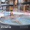 Надувной SPA-бассейн UNIX Line Thermal 180 см серый - фото 95646